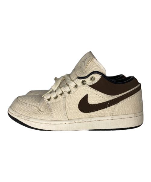 NIKE（ナイキ）NIKE (ナイキ) Air Jordan 1 Low PRM アイボリー サイズ:27.5cmの古着・服飾アイテム