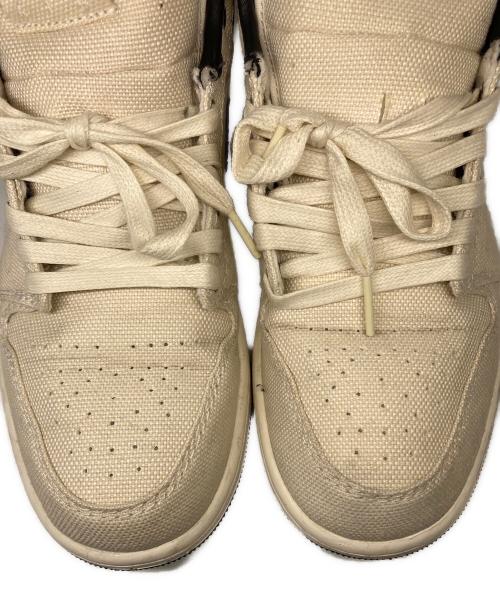 NIKE（ナイキ）NIKE (ナイキ) Air Jordan 1 Low PRM アイボリー サイズ:27.5cmの古着・服飾アイテム