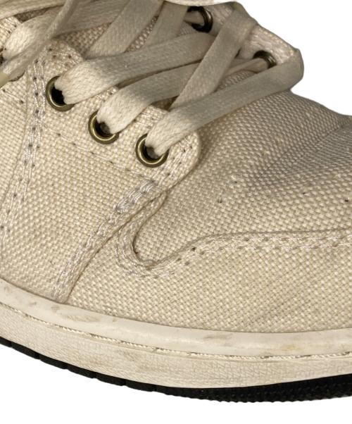 NIKE（ナイキ）NIKE (ナイキ) Air Jordan 1 Low PRM アイボリー サイズ:27.5cmの古着・服飾アイテム