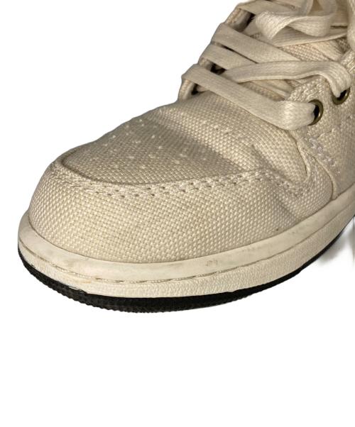 NIKE（ナイキ）NIKE (ナイキ) Air Jordan 1 Low PRM アイボリー サイズ:27.5cmの古着・服飾アイテム