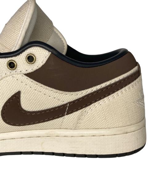 NIKE（ナイキ）NIKE (ナイキ) Air Jordan 1 Low PRM アイボリー サイズ:27.5cmの古着・服飾アイテム