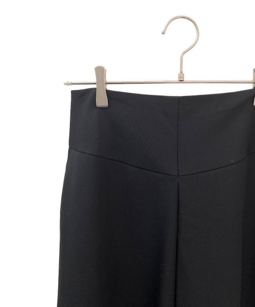 HARUNOBUMURATA（ハルノブ ムラタ）HARUNOBUMURATA (ハルノブ ムラタ) ウールフレアスカート ブラック サイズ:36の古着・服飾アイテム