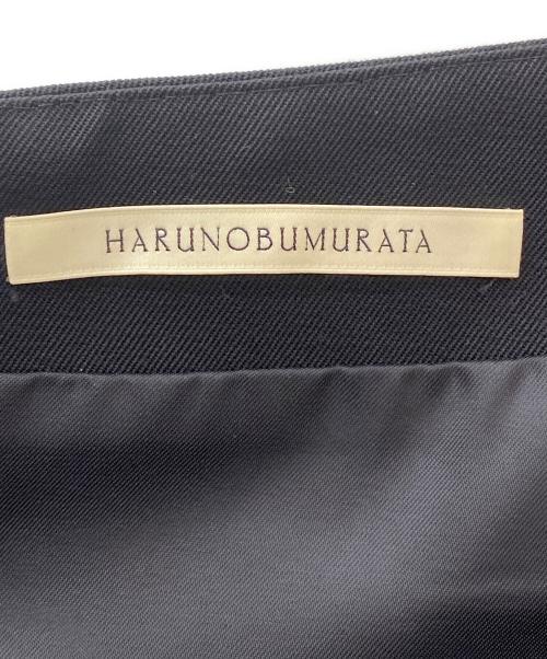 HARUNOBUMURATA（ハルノブ ムラタ）HARUNOBUMURATA (ハルノブ ムラタ) ウールフレアスカート ブラック サイズ:36の古着・服飾アイテム