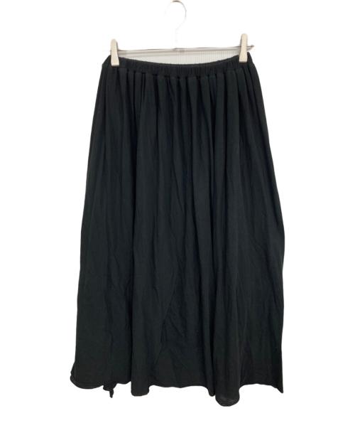 Humoresque（ユーモレスク）Humoresque (ユーモレスク) ギャザースカート ブラック サイズ:36の古着・服飾アイテム
