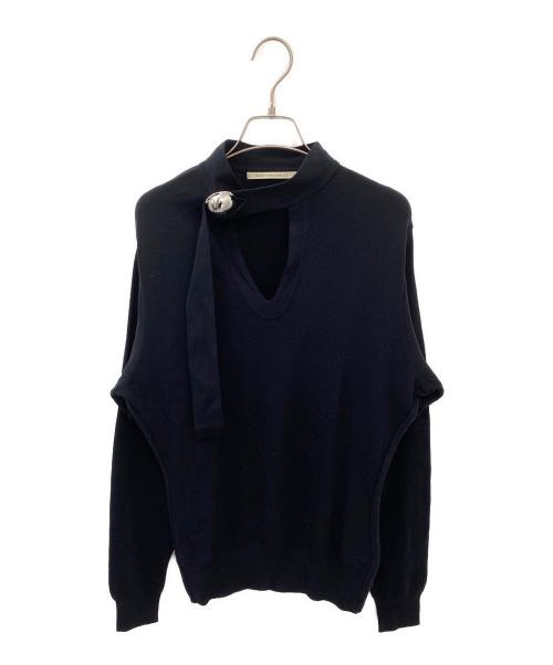 HARUNOBUMURATA（ハルノブ ムラタ）HARUNOBUMURATA (ハルノブ ムラタ) ニット ブラック サイズ:36の古着・服飾アイテム