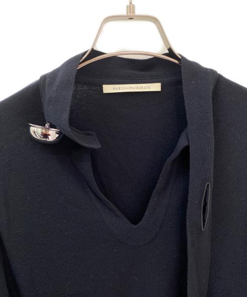 HARUNOBUMURATA（ハルノブ ムラタ）HARUNOBUMURATA (ハルノブ ムラタ) ニット ブラック サイズ:36の古着・服飾アイテム