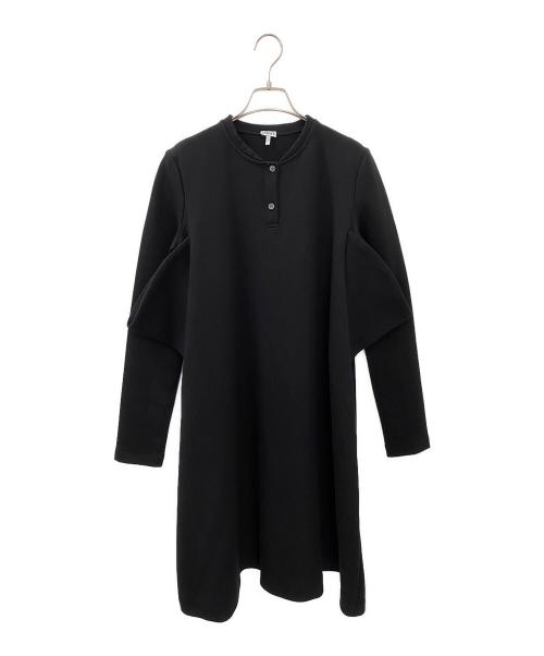 LOEWE（ロエベ）LOEWE (ロエベ) トラペーズドレス ブラック サイズ:36の古着・服飾アイテム