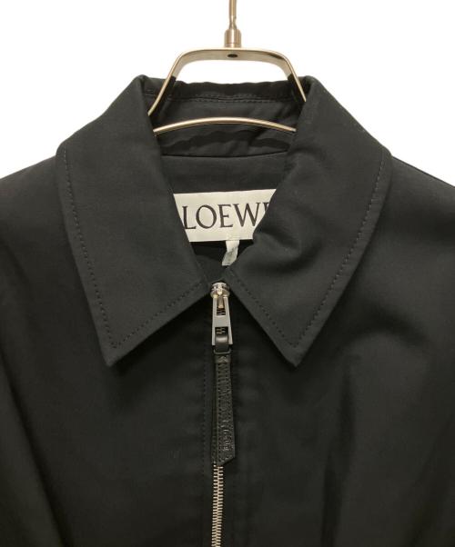 LOEWE（ロエベ）LOEWE (ロエベ) 25SS シルク混 クロップド タックデザインジャケット ブラック サイズ:36の古着・服飾アイテム