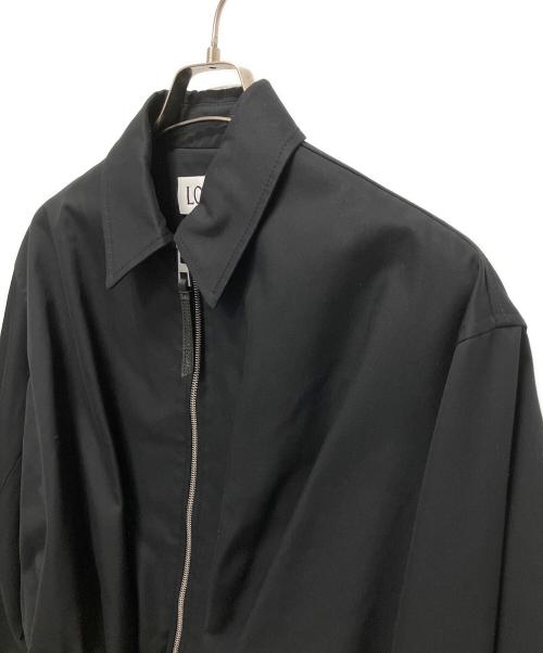 LOEWE（ロエベ）LOEWE (ロエベ) 25SS シルク混 クロップド タックデザインジャケット ブラック サイズ:36の古着・服飾アイテム