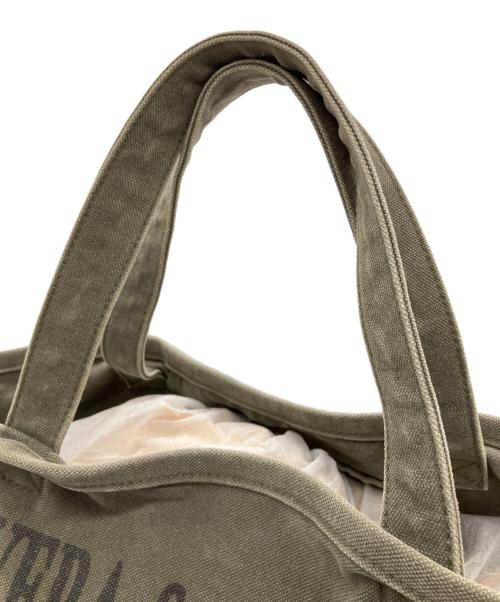 Hello Bonjour!（ハローボンジュール）Hello Bonjour! (ハローボンジュール) Graphic Tote Bag カーキの古着・服飾アイテム
