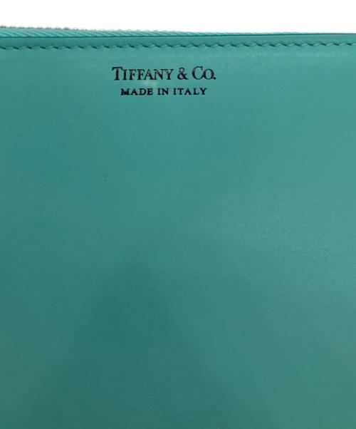 TIFFANY & Co.（ティファニー）Tiffany & Co. (ティファニー) ラウンドファスナー長財布 ティファニーブルーの古着・服飾アイテム