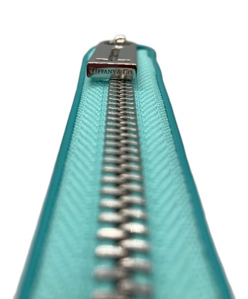TIFFANY & Co.（ティファニー）Tiffany & Co. (ティファニー) ラウンドファスナー長財布 ティファニーブルーの古着・服飾アイテム