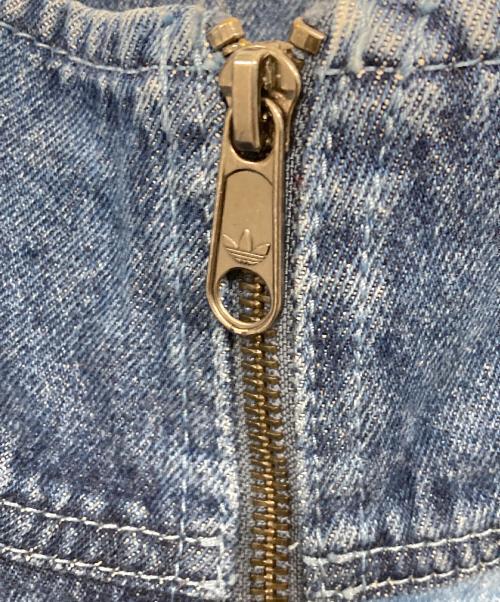 adidas（アディダス）adidas (アディダス) デニムパッチワーク トラックトップ インディゴ サイズ:XLの古着・服飾アイテム