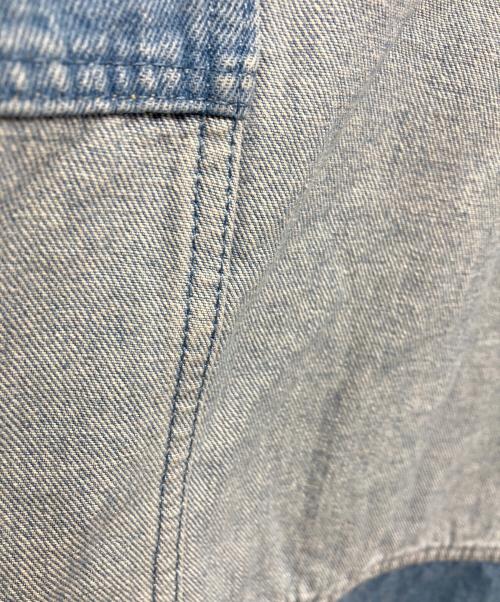 adidas（アディダス）adidas (アディダス) デニムパッチワーク トラックトップ インディゴ サイズ:XLの古着・服飾アイテム