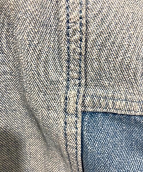 adidas（アディダス）adidas (アディダス) デニムパッチワーク トラックトップ インディゴ サイズ:XLの古着・服飾アイテム