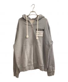 Maison Margiela（メゾンマルジェラ）の古着「ステレオタイプ ジップパーカー」｜グレー