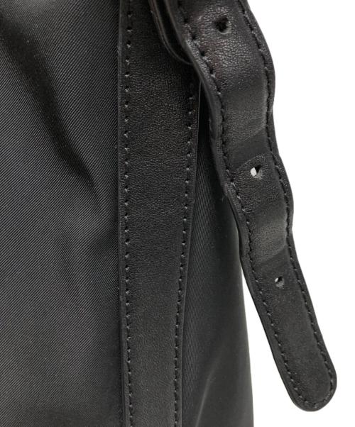 crewre（クルー）crewre (クルー) ナイロンレザーショルダーバッグ ブラックの古着・服飾アイテム