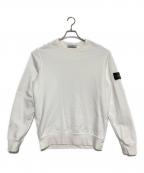 STONE ISLANDストーンアイランド）の古着「Garment-dyed pullover sweatshirt」｜ホワイト