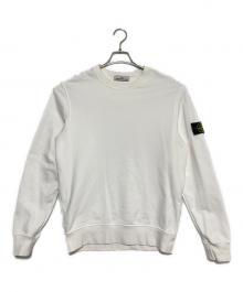 STONE ISLAND（ストーンアイランド）の古着「Garment-dyed pullover sweatshirt」｜ホワイト
