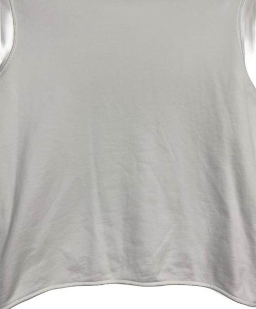 STONE ISLAND（ストーンアイランド）STONE ISLAND (ストーンアイランド) Garment-dyed pullover sweatshirt ホワイト サイズ:Lの古着・服飾アイテム