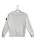 STONE ISLAND (ストーンアイランド) Garment-dyed pullover sweatshirt ホワイト サイズ:L：30000円