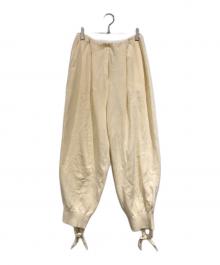 TENNE HANDCRAFTED MODERN（テン ハンドクラフテッド モダン）の古着「ribbon knit pants」｜ベージュ