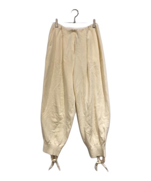 TENNE HANDCRAFTED MODERN（テン ハンドクラフテッド モダン）TENNE HANDCRAFTED MODERN (テン ハンドクラフテッド モダン) ribbon knit pants ベージュ サイズ:SIZE Freeの古着・服飾アイテム