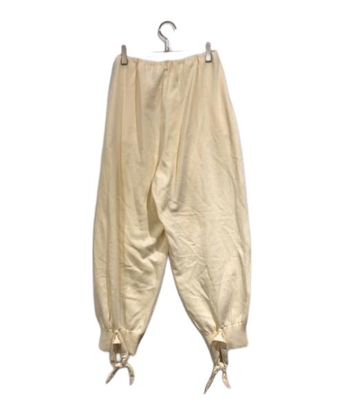 TENNE HANDCRAFTED MODERN（テン ハンドクラフテッド モダン）TENNE HANDCRAFTED MODERN (テン ハンドクラフテッド モダン) ribbon knit pants ベージュ サイズ:SIZE Freeの古着・服飾アイテム