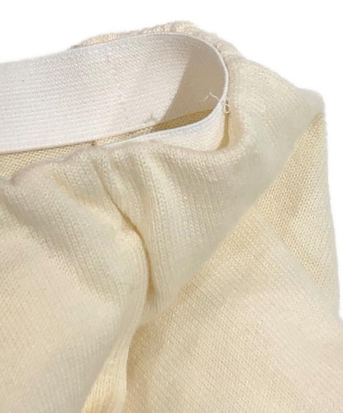 TENNE HANDCRAFTED MODERN（テン ハンドクラフテッド モダン）TENNE HANDCRAFTED MODERN (テン ハンドクラフテッド モダン) ribbon knit pants ベージュ サイズ:SIZE Freeの古着・服飾アイテム