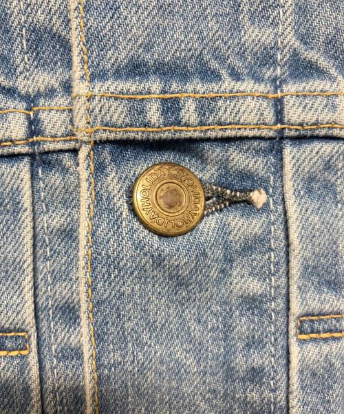 holiday（ホリデー）HOLIDAY (ホリデー) CROPPED DENIM JACKET インディゴ サイズ:ONE SIZEの古着・服飾アイテム