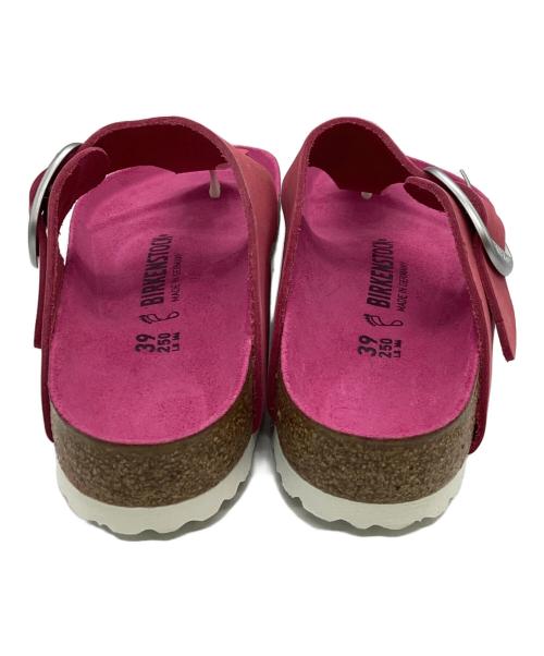 BIRKENSTOCK（ビルケンシュトック）BIRKENSTOCK (ビルケンシュトック) Gizeh Big Buckle ピンク サイズ:25の古着・服飾アイテム