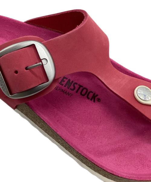 BIRKENSTOCK（ビルケンシュトック）BIRKENSTOCK (ビルケンシュトック) Gizeh Big Buckle ピンク サイズ:25の古着・服飾アイテム
