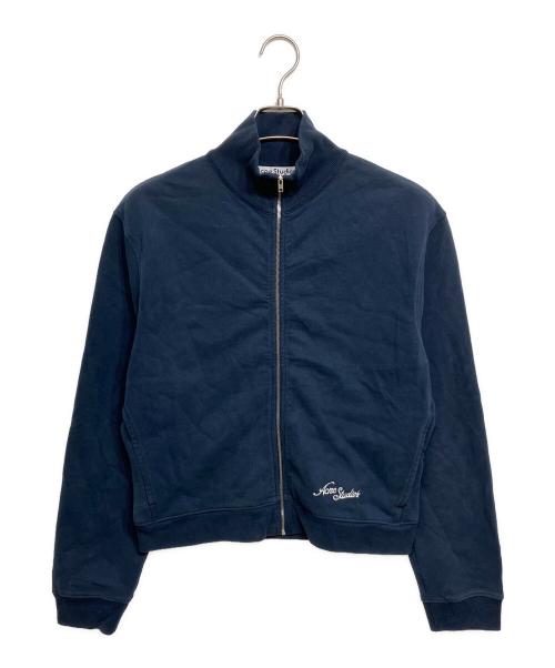 Acne studios（アクネ ストゥディオズ）ACNE STUDIOS (アクネ ストゥディオズ) ジップアップスウェットシャツ ネイビー サイズ:XSの古着・服飾アイテム