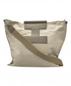 IACUCCIイアクッチ）の古着「ソルベット トートバッグ キャンバス xレザー　3WAYバッグ」｜ベージュ