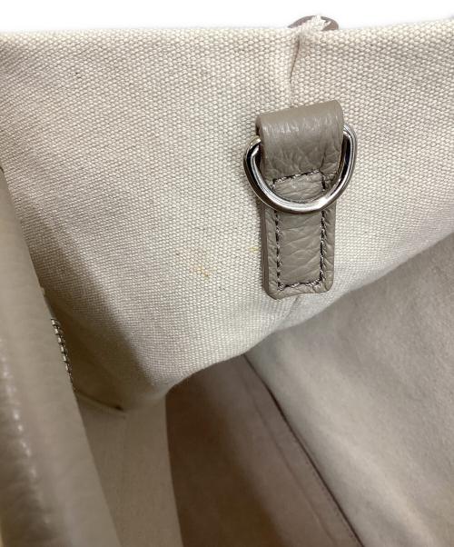 IACUCCI（イアクッチ）IACUCCI (イアクッチ) ソルベット トートバッグ キャンバス xレザー　3WAYバッグ ベージュの古着・服飾アイテム