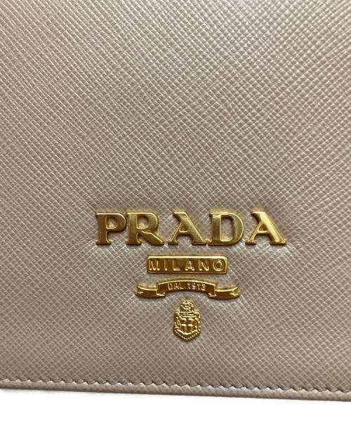 PRADA（プラダ）PRADA (プラダ) サフィアーノレザー ミニバッグ ベージュの古着・服飾アイテム