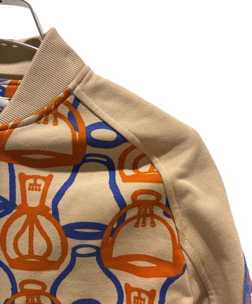 HERMES（エルメス）HERMES (エルメス) Fantaisie d'Etriers スウェットブルゾン ベージュ サイズ:36の古着・服飾アイテム