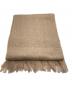JIL SANDER (ジルサンダー) ウールフリンジマフラー ベージュ：18000円