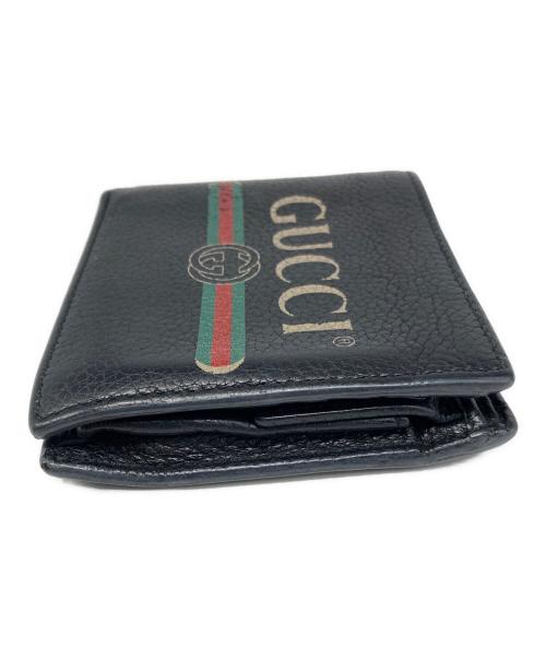 GUCCI（グッチ）GUCCI (グッチ) 2つ折り財布 ブラック サイズ:サイズ詳細参照の古着・服飾アイテム