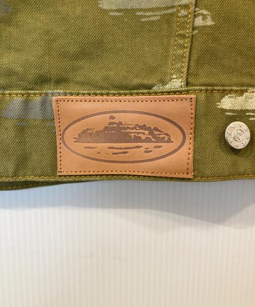 Corteiz（コーテイズ）CORTEIZ (コーテイズ) アルカトラズパターンデニムジャケット オリーブ サイズ:Mの古着・服飾アイテム