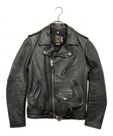 Schott（ショット）の古着「613UST VINTAGE ONESTAR ダブルライダースジャケット/613　UST　ビンテージ　ワンスター　ダブルライダースジャケット」｜ブラック