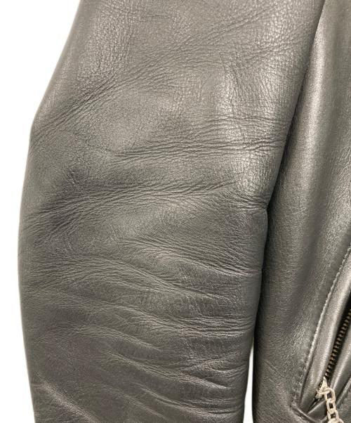 Schott（ショット）Schott (ショット) 613UST VINTAGE ONESTAR ダブルライダースジャケット/613　UST　ビンテージ　ワンスター　ダブルライダースジャケット ブラック サイズ:34　LONGの古着・服飾アイテム