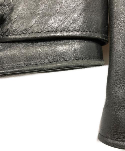 Schott（ショット）Schott (ショット) 613UST VINTAGE ONESTAR ダブルライダースジャケット/613　UST　ビンテージ　ワンスター　ダブルライダースジャケット ブラック サイズ:34　LONGの古着・服飾アイテム