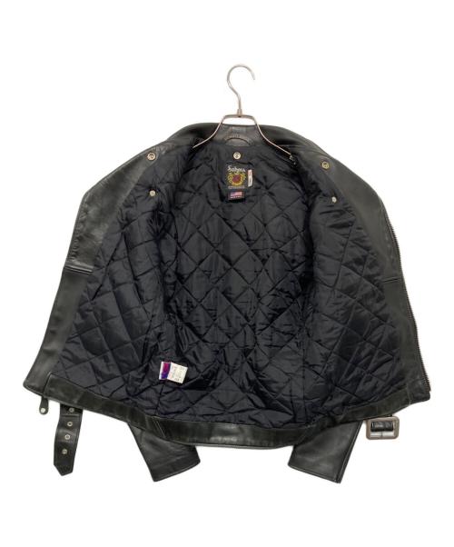 Schott（ショット）Schott (ショット) 613UST VINTAGE ONESTAR ダブルライダースジャケット/613　UST　ビンテージ　ワンスター　ダブルライダースジャケット ブラック サイズ:34　LONGの古着・服飾アイテム