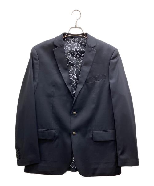 BAPE BLACK（ベイプ ブラック）BAPE BLACK (ベイプ ブラック) テーラードジャケット ブラック サイズ:46の古着・服飾アイテム