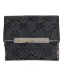 GUCCI（グッチ）の古着「3つ折り財布」｜ブラック