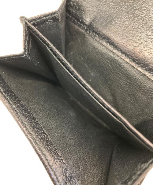 GUCCI（グッチ）GUCCI (グッチ) 3つ折り財布 ブラックの古着・服飾アイテム