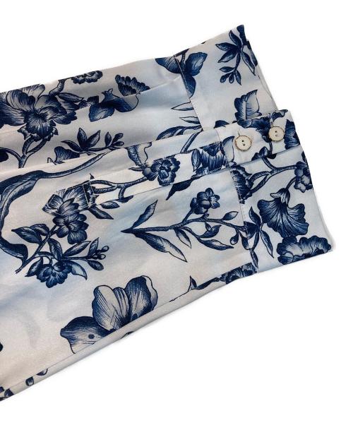 Diagram（ダイアグラム）Diagram (ダイアグラム) オリエンタル フラワー プリント ワンピース ホワイト サイズ:36の古着・服飾アイテム