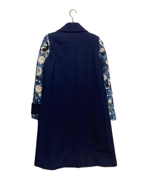 MICHAEL KORS（マイケル・コース）MICHAEL KORS (マイケル・コース) 装飾 コート ネイビー サイズ:2の古着・服飾アイテム