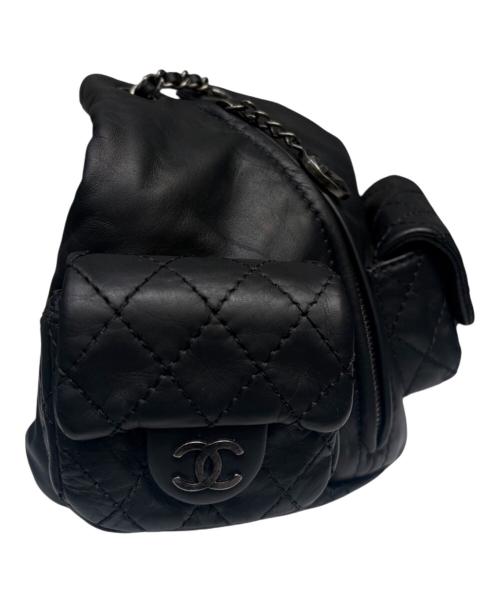 CHANEL（シャネル）CHANEL (シャネル) マトラッセ チェーン ミニ リュック ブラックの古着・服飾アイテム